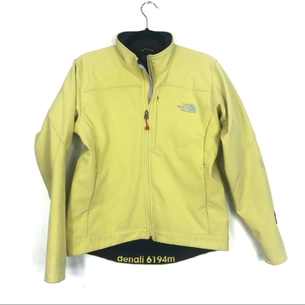 THE NORTH FACE yellow apex Denali hardshell 6194m jacket B20